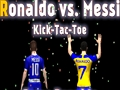 Παιχνίδι Messi εναντίον Ronaldo Kick Tac Toe σε απευθείας σύνδεση