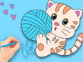 Παιχνίδι Βιβλίο ζωγραφικής: Cute Cat  σε απευθείας σύνδεση