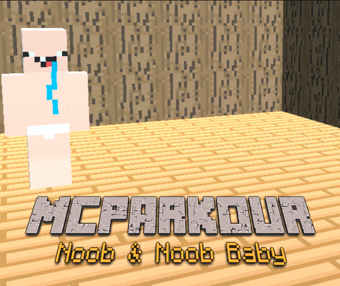 Παιχνίδι Mc parkour noob και noob μωρό σε απευθείας σύνδεση