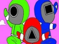Παιχνίδι Coloring Book Squid παιχνίδι  σε απευθείας σύνδεση