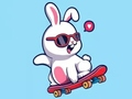 Παιχνίδι Βιβλίο ζωγραφικής: Rabbit Skateboard  σε απευθείας σύνδεση