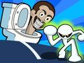 Παιχνίδι Stickman εναντίον Skibidi Toilet σε απευθείας σύνδεση