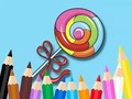 Παιχνίδι Βιβλίο ζωγραφικής: Lollipop  σε απευθείας σύνδεση