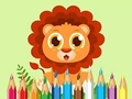 Παιχνίδι Βιβλίο ζωγραφικής: Baby Lion  σε απευθείας σύνδεση