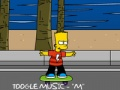 Παιχνίδι Bart Simpson skateboarding  σε απευθείας σύνδεση