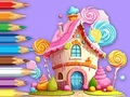 Παιχνίδι Βιβλίο ζωγραφικής: Lollipop House  σε απευθείας σύνδεση