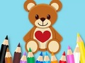 Παιχνίδι Βιβλίο ζωγραφικής: Toy Bear  σε απευθείας σύνδεση