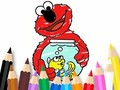 Παιχνίδι Βιβλίο ζωγραφικής: Elmo New Friend  σε απευθείας σύνδεση