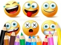 Παιχνίδι Βιβλίο ζωγραφικής: Αστεία Emoji  σε απευθείας σύνδεση