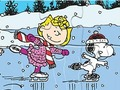 Παιχνίδι Παζλ: Snoopy Skating  σε απευθείας σύνδεση