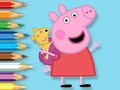 Παιχνίδι Βιβλίο ζωγραφικής: Peppa With Toy Bear  σε απευθείας σύνδεση