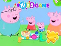 Παιχνίδι Παζλ: Peppa Pig Family Picnic  σε απευθείας σύνδεση