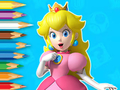 Παιχνίδι Βιβλίο ζωγραφικής: Young Princess Peach  σε απευθείας σύνδεση