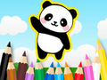 Παιχνίδι Βιβλίο ζωγραφικής: Cute Panda  σε απευθείας σύνδεση