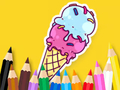 Παιχνίδι Βιβλίο ζωγραφικής: Cool Ice Cream  σε απευθείας σύνδεση