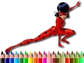 Παιχνίδι Επιστροφή στο σχολείο Lady Bug χρωματισμός  σε απευθείας σύνδεση