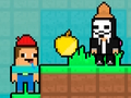 Παιχνίδι Noob εναντίον Hacker Gold Apple  σε απευθείας σύνδεση