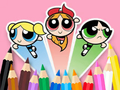 Παιχνίδι Βιβλίο ζωγραφικής: The Powerpuff Girls  σε απευθείας σύνδεση
