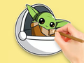 Παιχνίδι Βιβλίο ζωγραφικής: Master Yoda  σε απευθείας σύνδεση