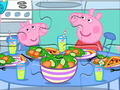 Παιχνίδι Παζλ: Peppa Dinner Time σε απευθείας σύνδεση