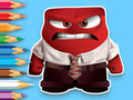 Παιχνίδι Βιβλίο ζωγραφικής: Inside Out Angry  σε απευθείας σύνδεση