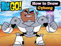 Παιχνίδι Teen Titans Go! Πώς να σχεδιάσετε το Cyborg  σε απευθείας σύνδεση