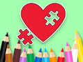 Παιχνίδι Βιβλίο ζωγραφικής: BTS Heart Jigsaw  σε απευθείας σύνδεση