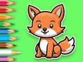 Παιχνίδι Βιβλίο ζωγραφικής: Baby Fox  σε απευθείας σύνδεση