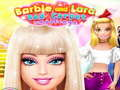 Παιχνίδι Πρόκληση Barbie and Lara Red Carpet  σε απευθείας σύνδεση