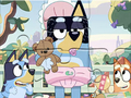Παιχνίδι Παζλ: Bluey Play Time  σε απευθείας σύνδεση