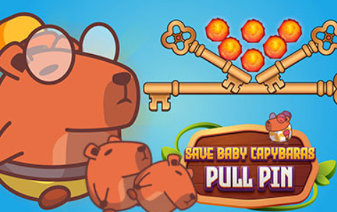 Παιχνίδι Αποθηκεύστε το PIN PLAN BABY CAPYBARAS σε απευθείας σύνδεση