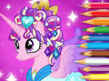 Παιχνίδι Βιβλίο ζωγραφικής: Pony Princess  σε απευθείας σύνδεση