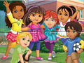Παιχνίδι Παζλ: Dora Into City  σε απευθείας σύνδεση