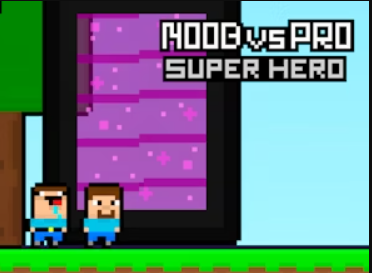Παιχνίδι Noob εναντίον Pro Super Hero  σε απευθείας σύνδεση
