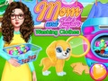 Παιχνίδι Mom and Taylor που πλένουν ρούχα  σε απευθείας σύνδεση