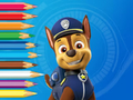 Παιχνίδι Βιβλίο ζωγραφικής: Paw Patrol Chase  σε απευθείας σύνδεση