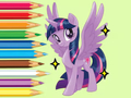 Παιχνίδι Βιβλίο ζωγραφικής: Twilight Sparkle  σε απευθείας σύνδεση