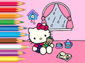 Παιχνίδι Βιβλίο ζωγραφικής: Hello Kitty Rainy Day  σε απευθείας σύνδεση