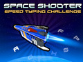 Παιχνίδι Space Shooter: Πρόκληση για την πληκτρολόγηση ταχύτητας σε απευθείας σύνδεση