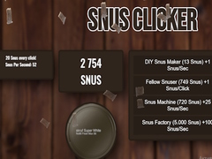 Παιχνίδι Snus clicker σε απευθείας σύνδεση