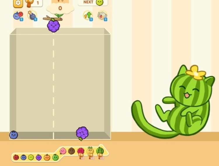 Παιχνίδι Παιχνίδι Fruit Merge Juicy Drop  σε απευθείας σύνδεση