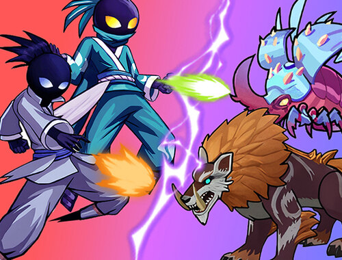 Παιχνίδι Stick Ninja Survival σε απευθείας σύνδεση