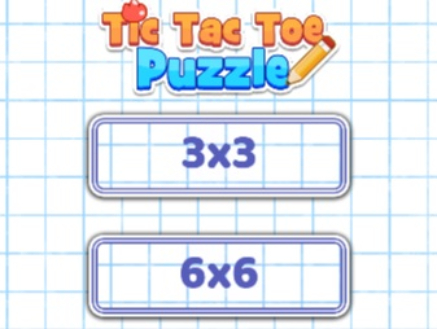 Παιχνίδι Tic Tac Toe Puzzle σε απευθείας σύνδεση