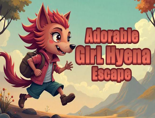 Παιχνίδι Αξιολάτρευτο κορίτσι Hyena Escape  σε απευθείας σύνδεση