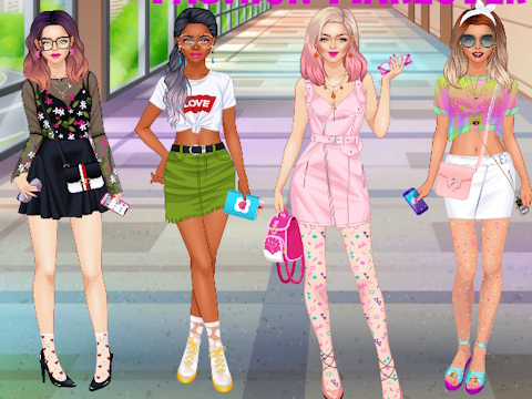 Παιχνίδι Makeover Fashion Team Girls College  σε απευθείας σύνδεση