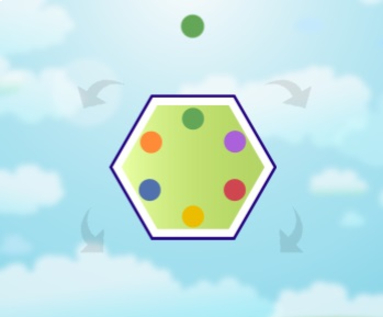 Παιχνίδι Hexa Dots σε απευθείας σύνδεση