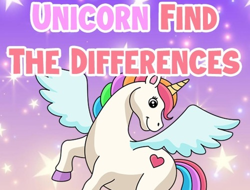 Παιχνίδι Unicorn Βρείτε τις διαφορές  σε απευθείας σύνδεση