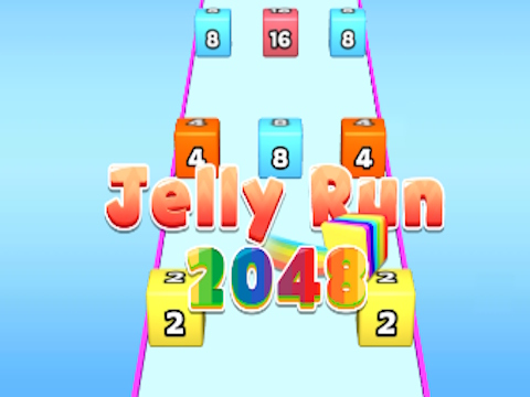 Παιχνίδι Jelly Run 2048 σε απευθείας σύνδεση