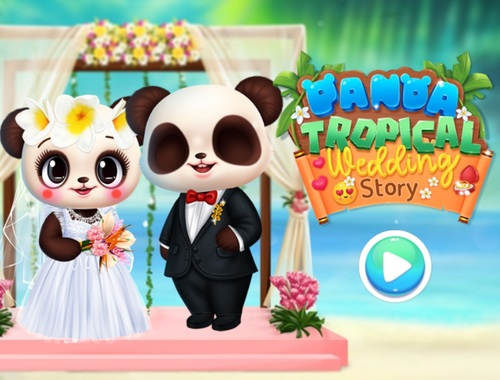 Παιχνίδι Panda Tropical Wedding Story σε απευθείας σύνδεση