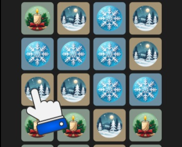 Παιχνίδι Συγχώνευση συμβόλων WinterWonder  σε απευθείας σύνδεση